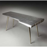 Aviator Aluminium Aviation rivet detail unusual Console Table 170cm